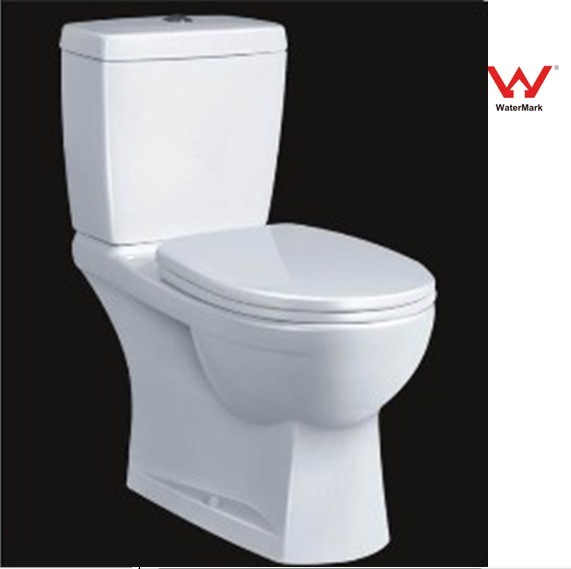 toilet with watermark certificate