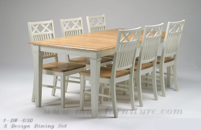 Malaysia rubber wood dining set