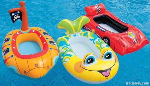 2011 new design transparent inflatable children swim ring