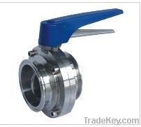 sanitary 13positioned handle quick installation butterfly valve