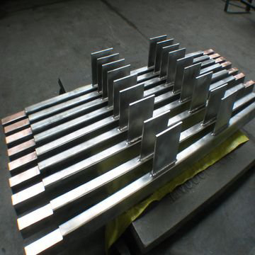 Titanium clad copper bars and other non-ferrous metals clad composite