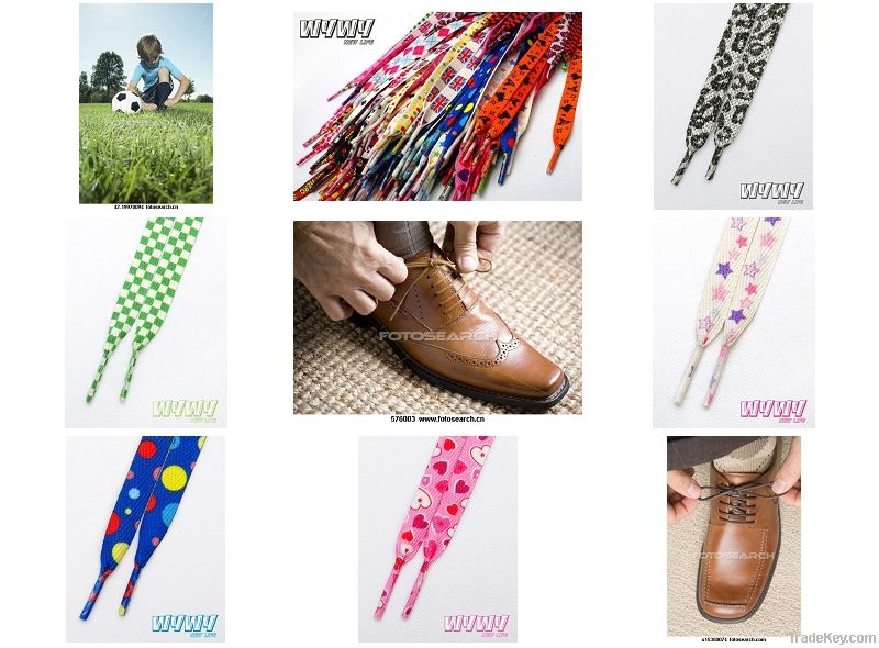 Printed shoe laces-supplier