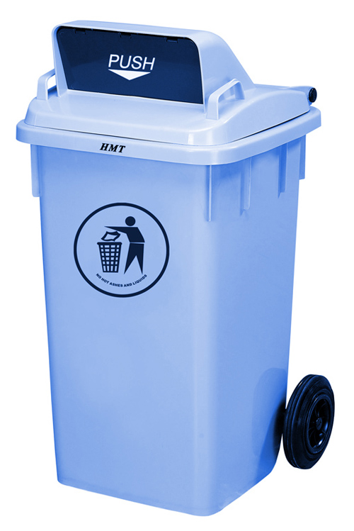 HOT!!!Open Top Strong Wheeled Plastic Waste Bin