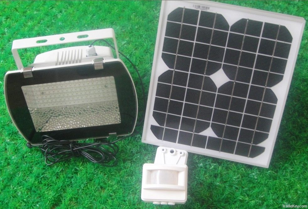 10W led flood light solar sensor light