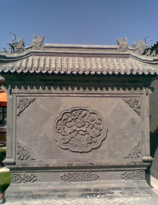 Clay Chinese roof tiles