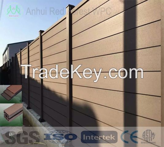 wood plastic composite fencing, wpc fencing, garden fencing