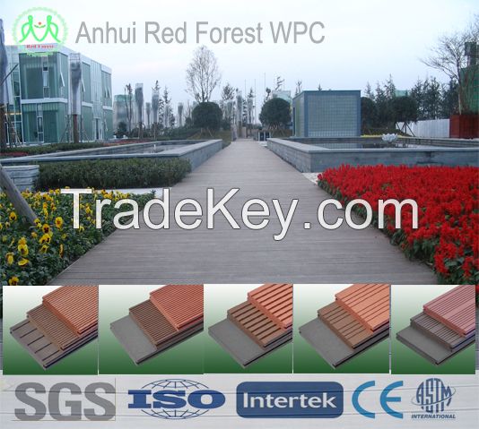 wood plastic composite flooring for pool deck/wpc flooring deck