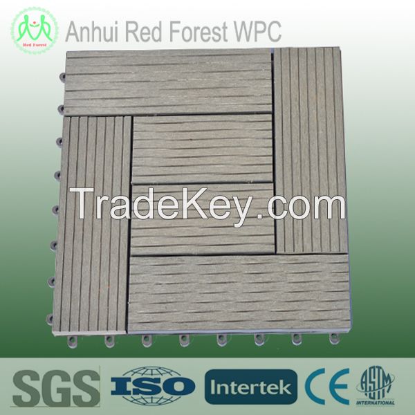 wpc composite decking tiles, wpc interlock tile, pool deck tiles,balcony tiles, wood plastic decking tiles