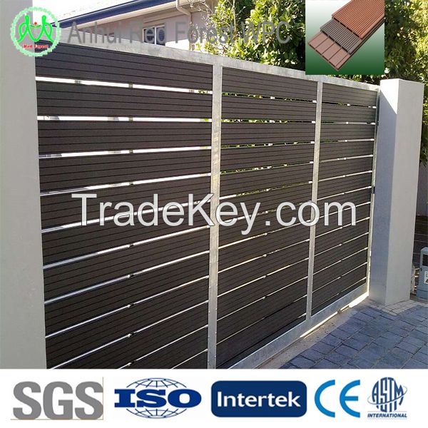 wood plastic composite fencing, wpc fencing, garden fencing