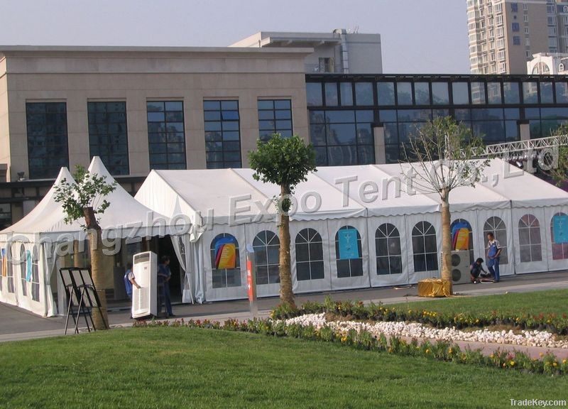 10x15m Party Tent with two pagoda tent 5x5m