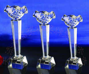 Custom trophy  crystal troph (Free engraving LOGO words)