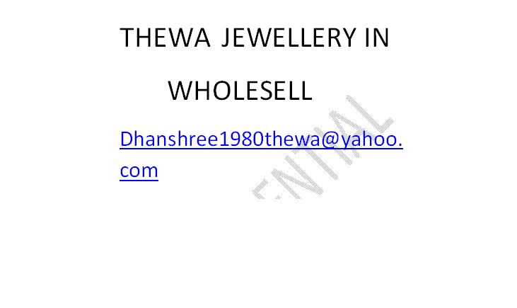 Thewa jewellery