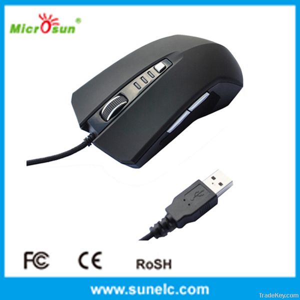 USB wired led gaming mouse