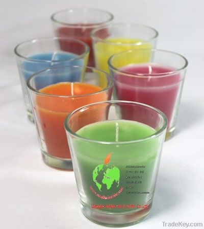 7.5 Glass Candle