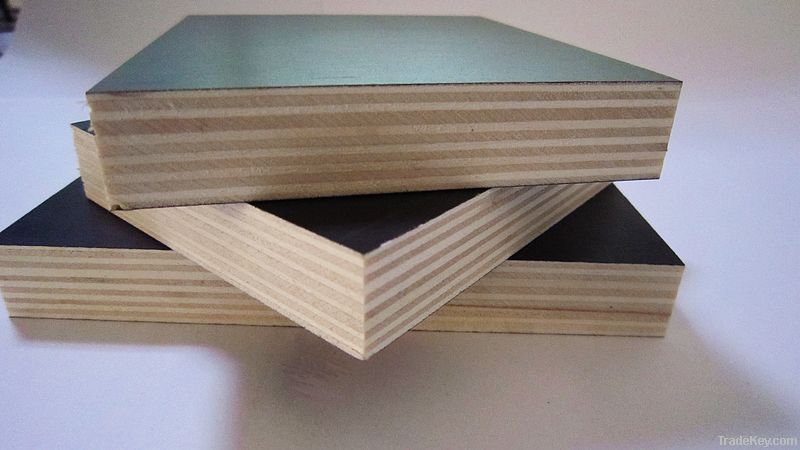 Film faced shuttering plywood