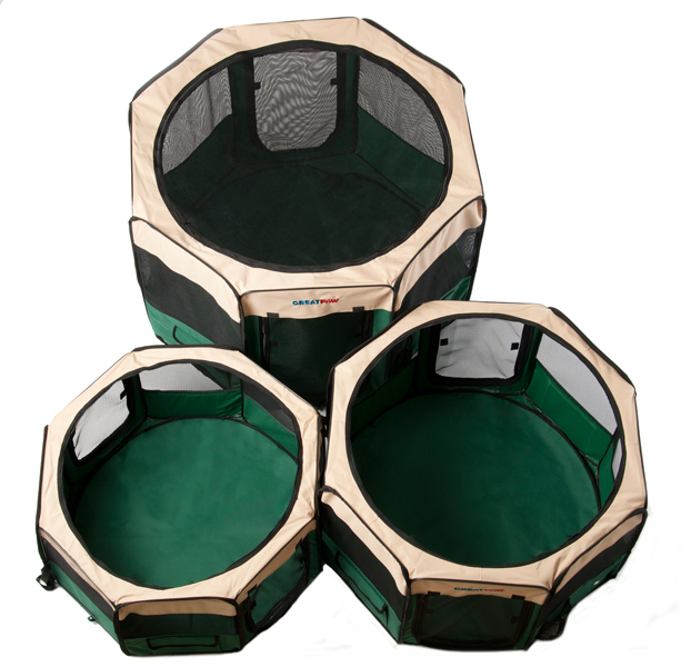 Great Paw Hideaway Soft Pet Play Pen