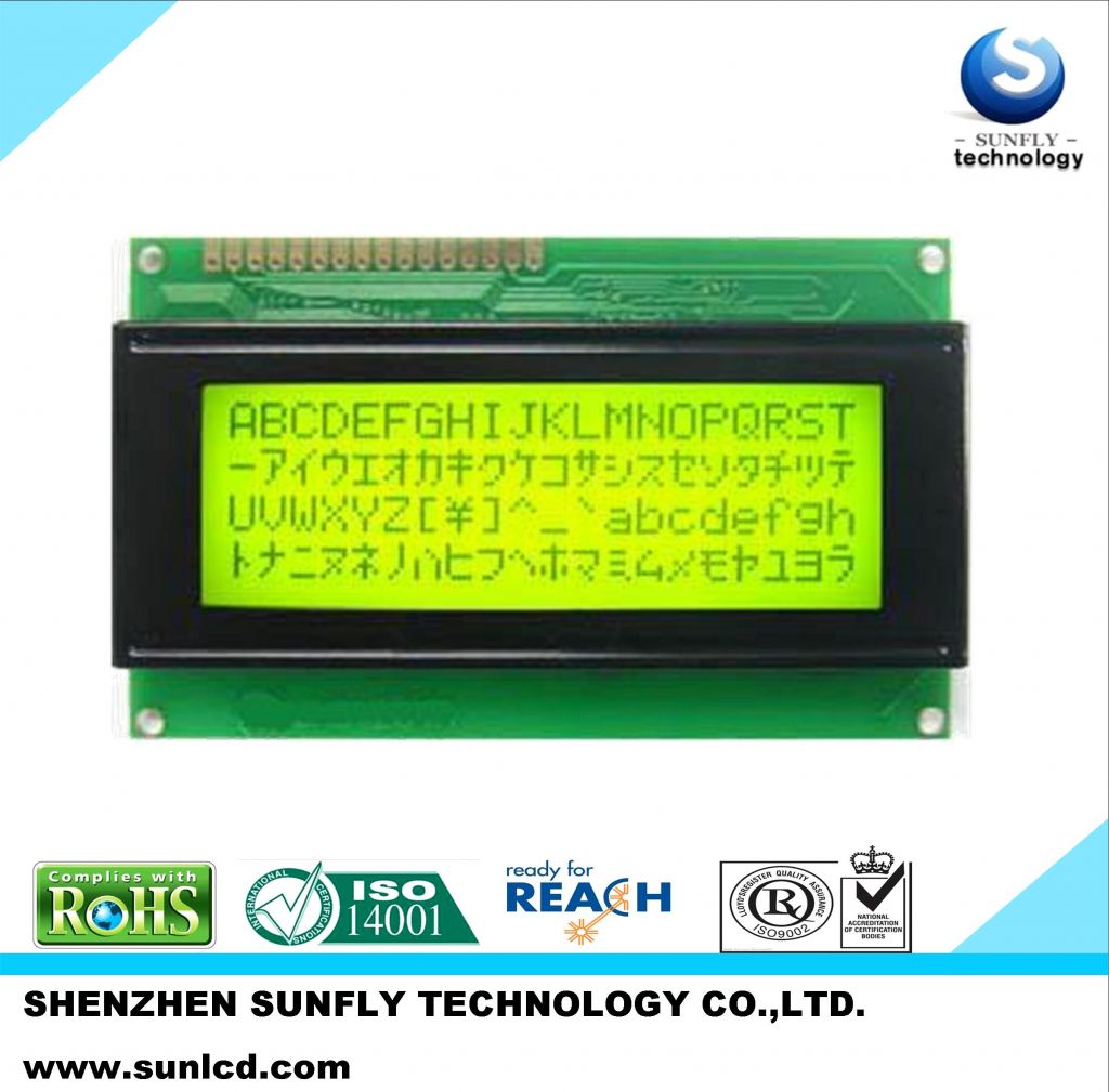 LCD Display 20x4 Character Programmable LCD Display