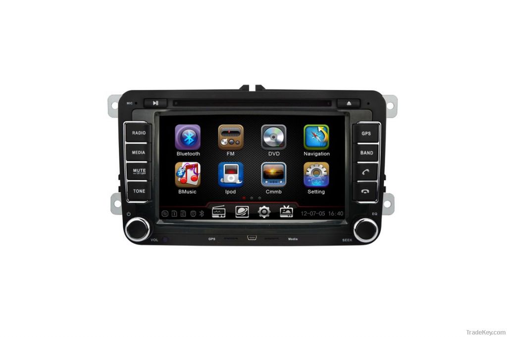 VW Magotan 2 din 7 inch touch screen car DVD player with CAN-BUS, GPS
