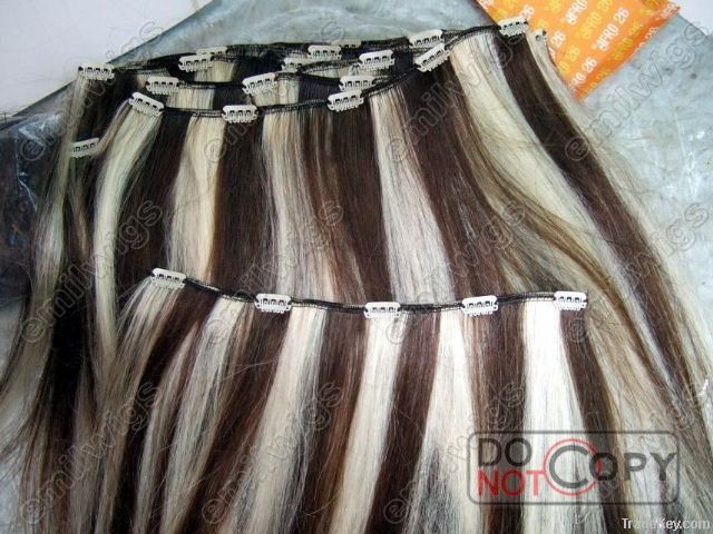 Clip On Hair Extensions Weft Weaving