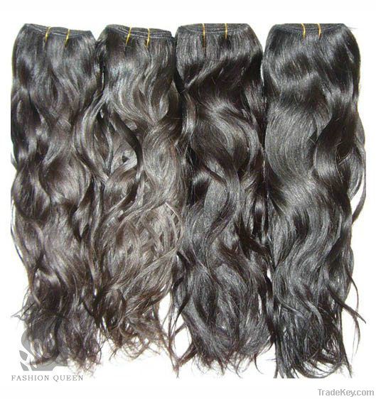 Indian Remy Hair 16 Inch Natural Black Indian Human Hair Weaves