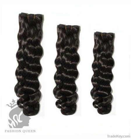 Water Wave Black Indian Human Hair Extension