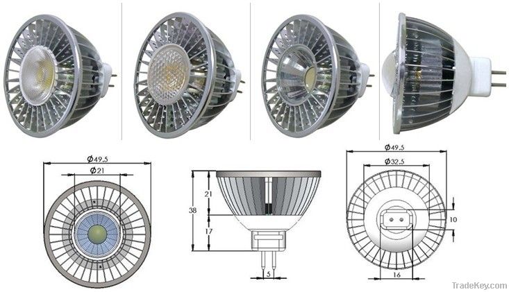 6W spotlight replace 35w