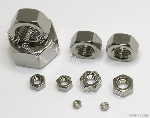 Titanium nuts