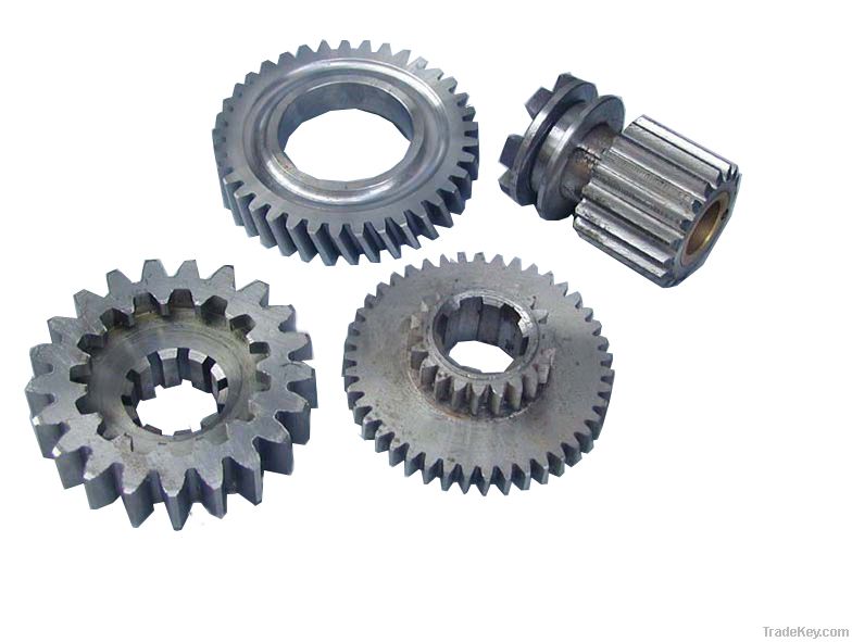 Gears, machinery part, gear mechining