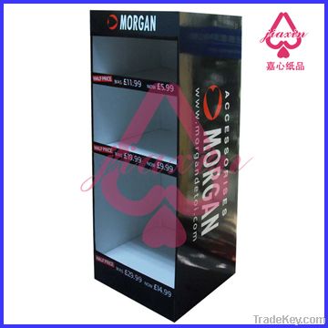 Cardboard display shelf for clothes promotion