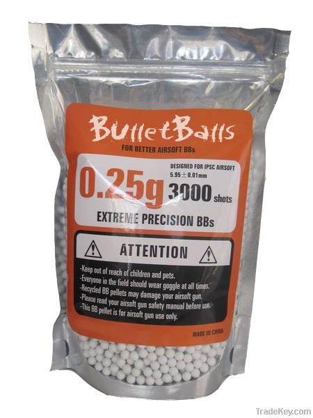 AIRSOFT BBs Bio-degradable 0.25g  bulletballs