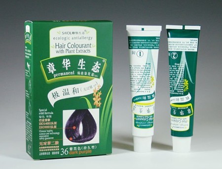 ecological anti-allergy hair color cream