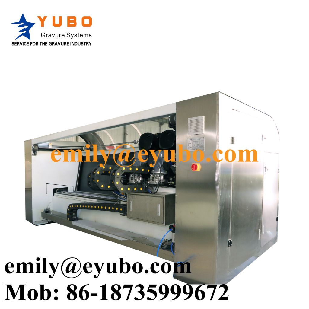 Servo motor Chrome Polishing machine for gravure cylinder making