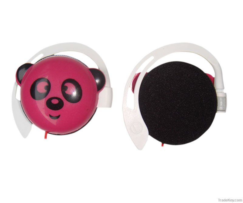 Cute promotional great stereo factory price earhook headphone
