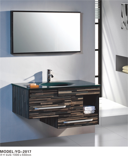 Popular Veneer Bathroom Cabinet