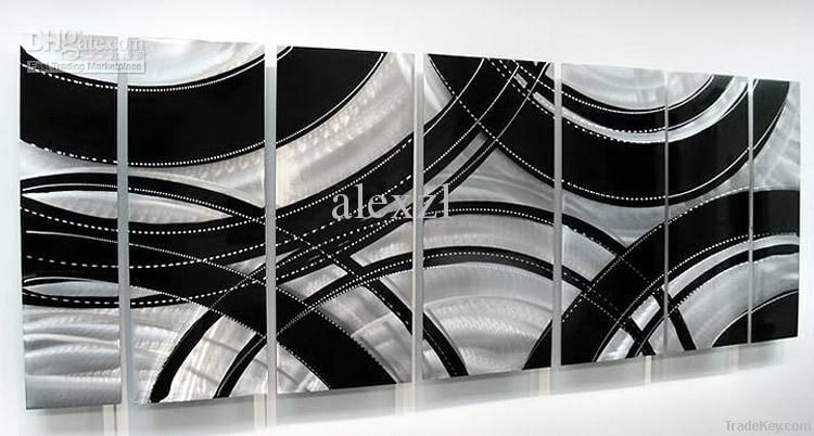 Oil Painting art metal paintings wall home Decor Metal Modern Abstract