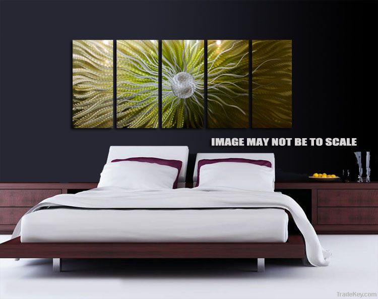 metal abstract painting original art oil painting