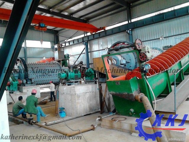 High recovery rate Gold ore beneficiation line equipment