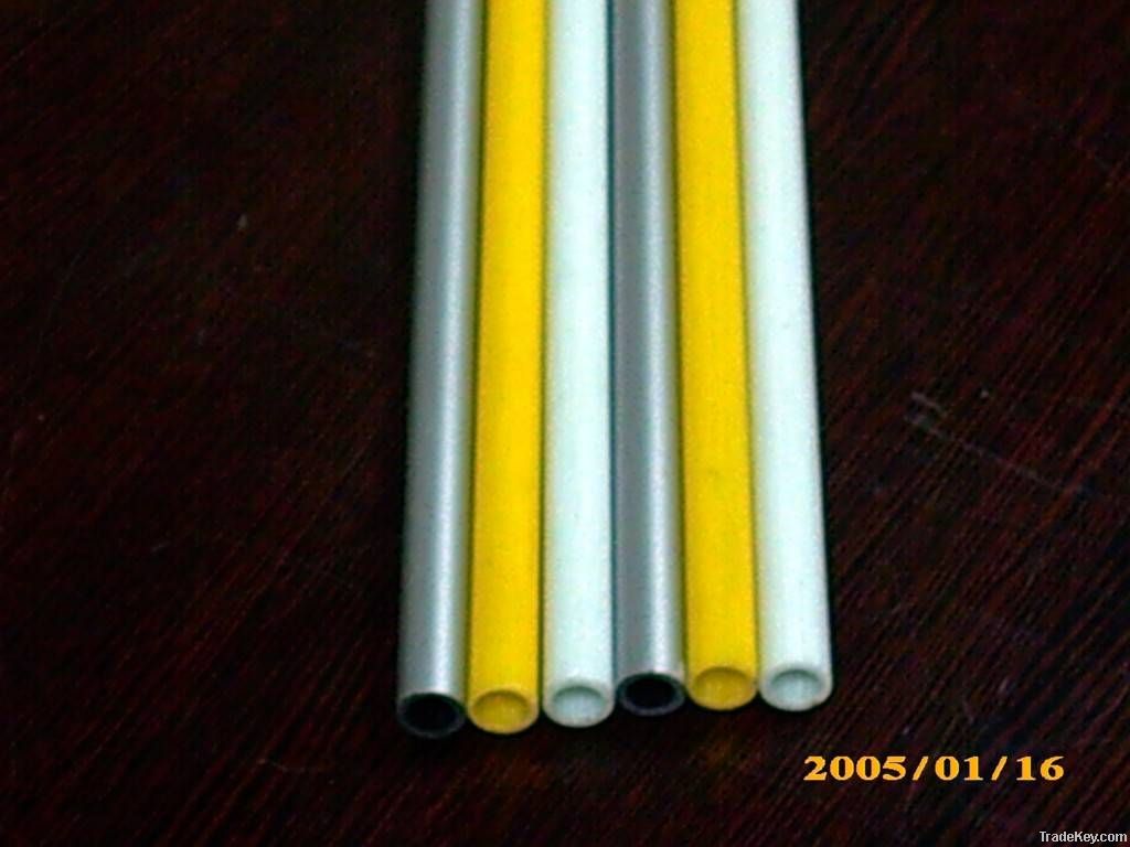 colorful reinforced fiberglass tube