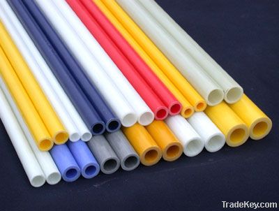 colorful reinforced fiberglass tube