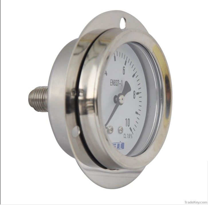 Stainless Steel Liquid Filled Pressure Gauge-116CV