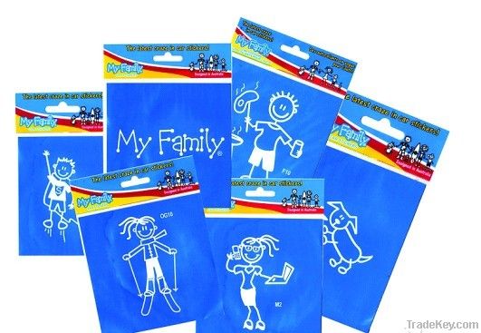 Family Stickers for Car Window