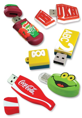 USB PVC Customized Flash Drive