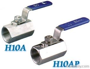 1 PC Hex. Body Reduced Bore Ball Valve H10AP Polished 1000 PSI