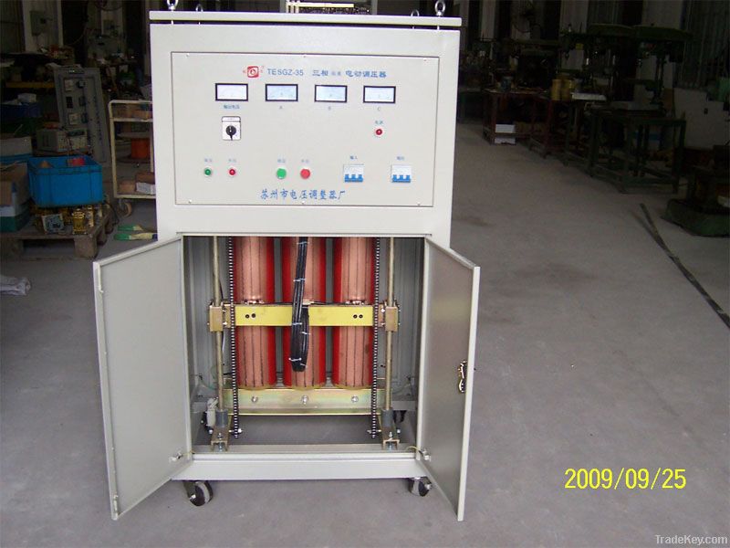 Column electric voltage regulator