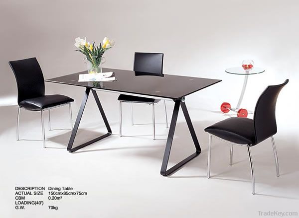 Dining set -black