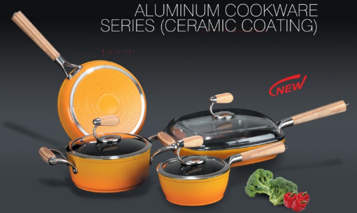 Aluminum forged non-stick cookware