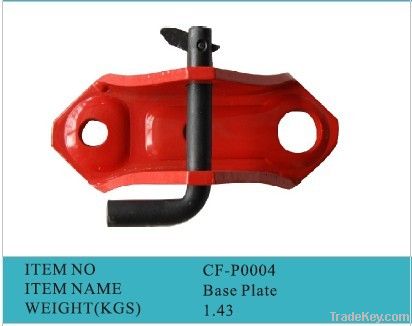 Powder coating Base plate for Trio Formwork and Scaffolding