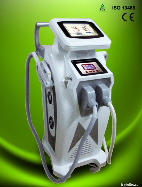 The Multifunctional (E-Light+RF+Laser) Beauty Equipment