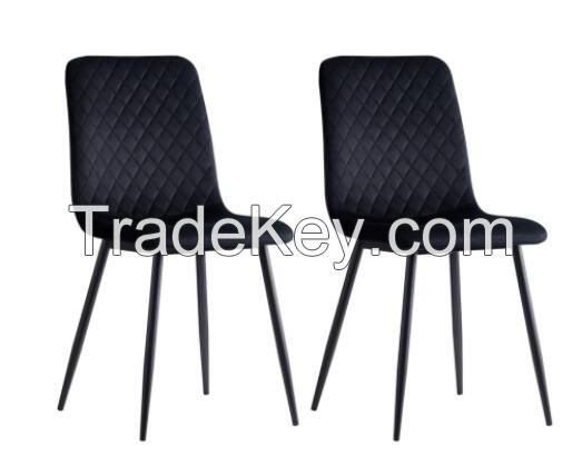 hot selling new velvet dining room metal chair XYDC-1955