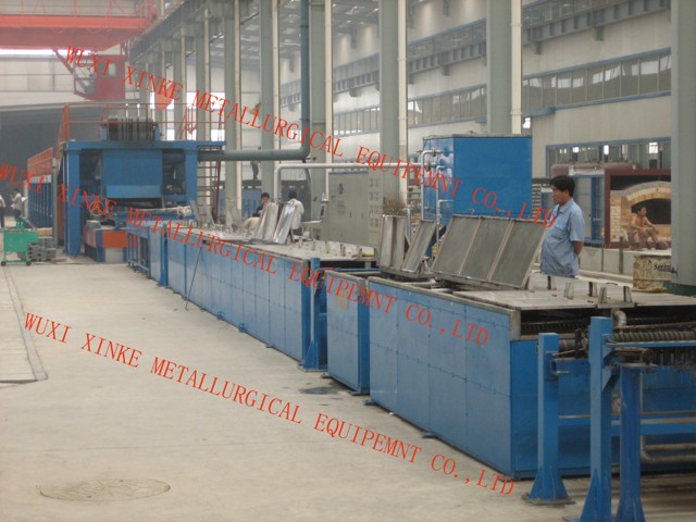 Steel wire hot dip galvanizing production line